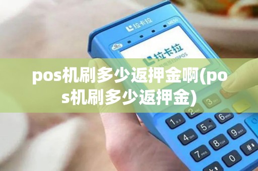 pos机刷多少返押金啊(pos机刷多少返押金)
