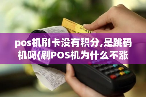 pos机刷卡没有积分,是跳码机吗(刷POS机为什么不涨积分)