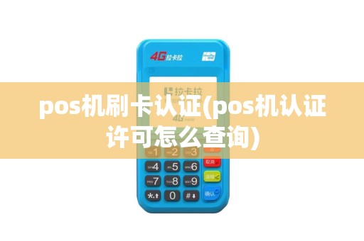 pos机刷卡认证(pos机认证许可怎么查询)