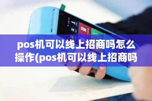 pos机可以线上招商吗怎么操作(pos机可以线上招商吗)