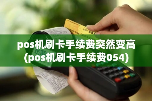pos机刷卡手续费突然变高(pos机刷卡手续费054)