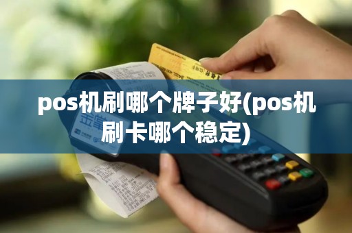 pos机刷哪个牌子好(pos机刷卡哪个稳定)