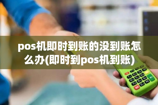 pos机即时到账的没到账怎么办(即时到pos机到账)