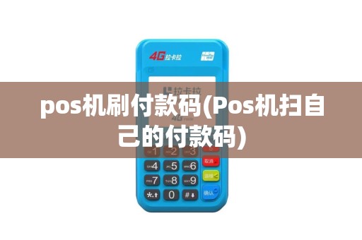 pos机刷付款码(Pos机扫自己的付款码)