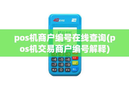 pos机商户编号在线查询(pos机交易商户编号解释)
