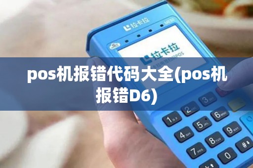 pos机报错代码大全(pos机报错D6)