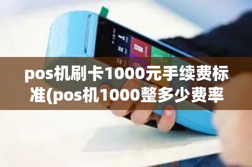 pos机刷卡1000元手续费标准(pos机1000整多少费率) pos机刷卡1000元手续费标准(pos机1000整多少费率)