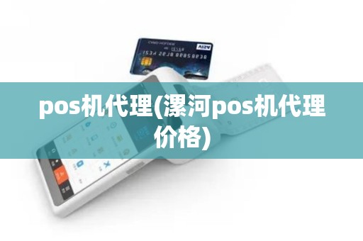 pos机代理(漯河pos机代理价格)