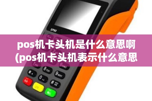 pos机卡头机是什么意思啊(pos机卡头机表示什么意思) pos机卡头机是什么意思啊(pos机卡头机表示什么意思)