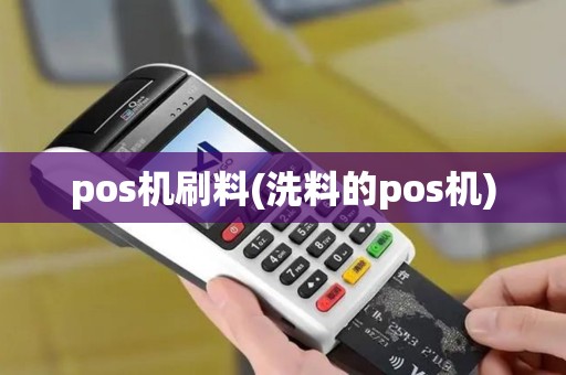 pos机刷料(洗料的pos机) pos机刷料(洗料的pos机)