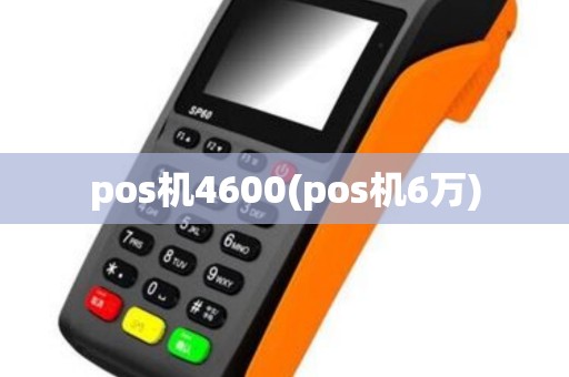 pos机4600(pos机6万)