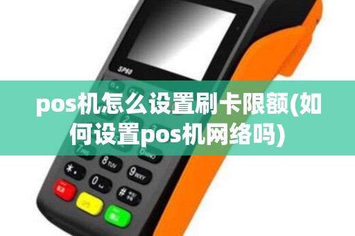 pos机怎么设置刷卡限额(如何设置pos机网络吗)
