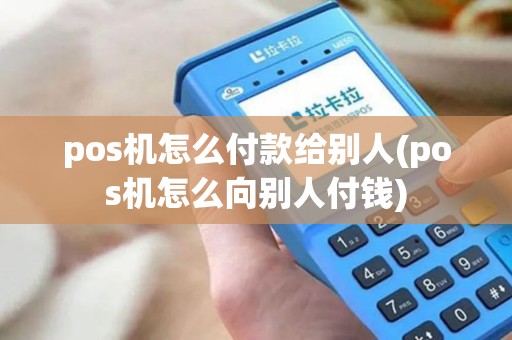pos机怎么付款给别人(pos机怎么向别人付钱)