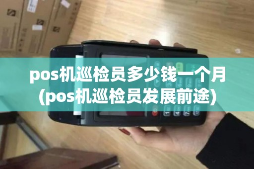 pos机巡检员多少钱一个月(pos机巡检员发展前途)
