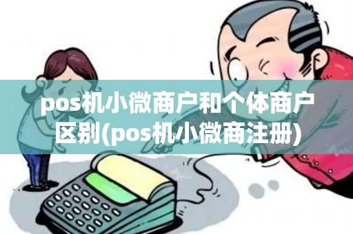 pos机小微商户和个体商户区别(pos机小微商注册)