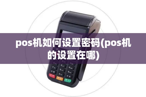 pos机如何设置密码(pos机的设置在哪)