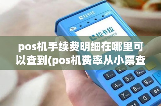pos机手续费明细在哪里可以查到(pos机费率从小票查询)