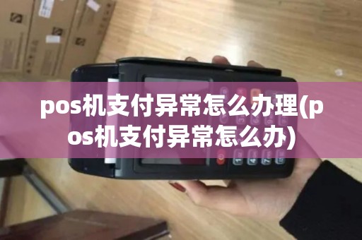 pos机支付异常怎么办理(pos机支付异常怎么办)