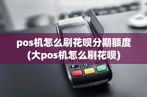 pos机怎么刷花呗分期额度(大pos机怎么刷花呗)