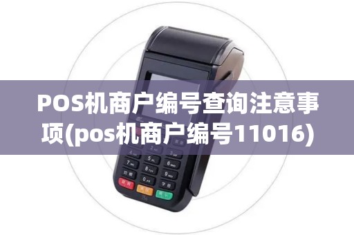POS机商户编号查询注意事项(pos机商户编号11016)