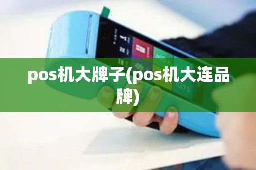 pos机大牌子(pos机大连品牌)