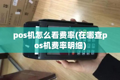 pos机怎么看费率(在哪查pos机费率明细)