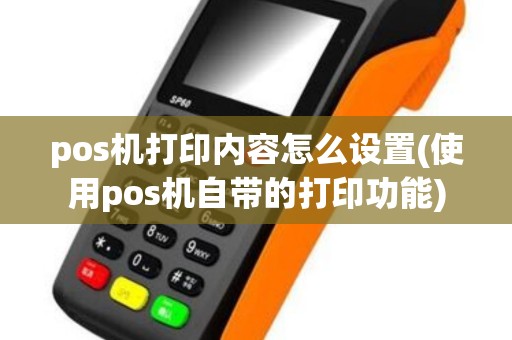 pos机打印内容怎么设置(使用pos机自带的打印功能)