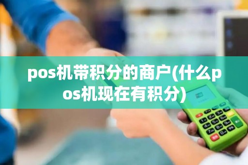 pos机带积分的商户(什么pos机现在有积分)