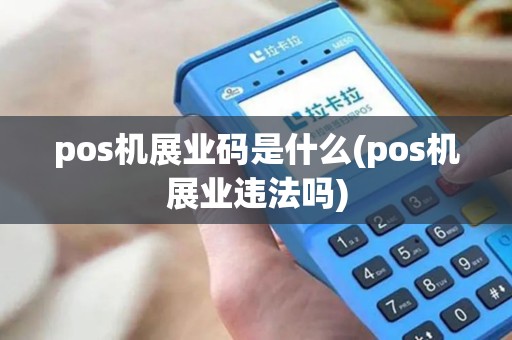 pos机展业码是什么(pos机展业违法吗)