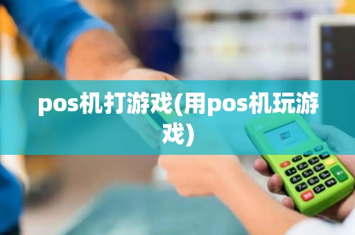 pos机打游戏(用pos机玩游戏)
