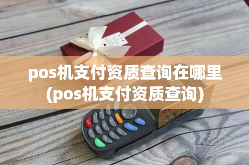 pos机支付资质查询在哪里(pos机支付资质查询)