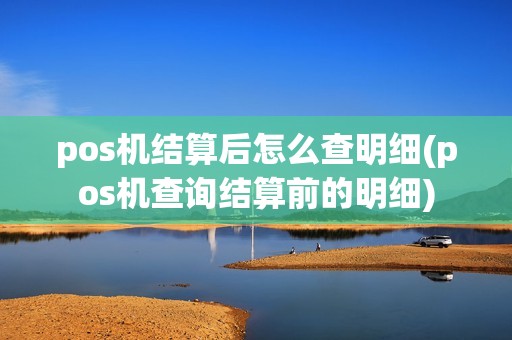 pos机结算后怎么查明细(pos机查询结算前的明细)