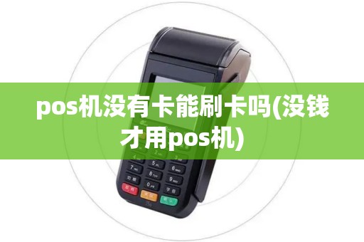 pos机没有卡能刷卡吗(没钱才用pos机)