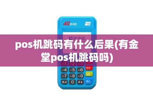 pos机跳码有什么后果(有金堂pos机跳码吗)