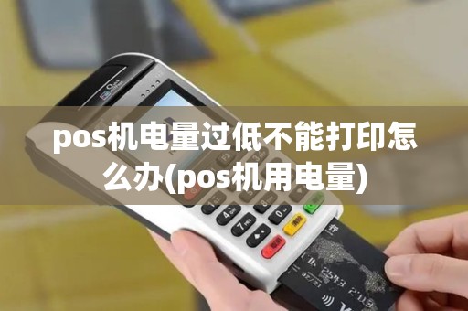 pos机电量过低不能打印怎么办(pos机用电量)