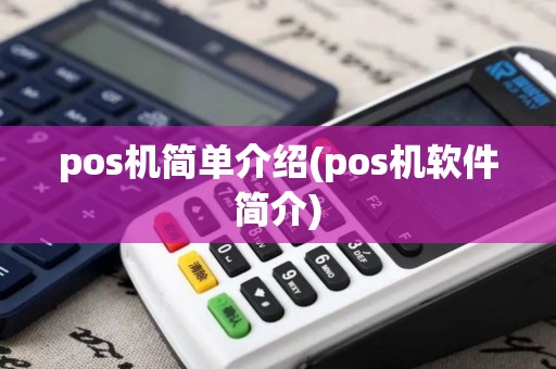 pos机简单介绍(pos机软件简介)