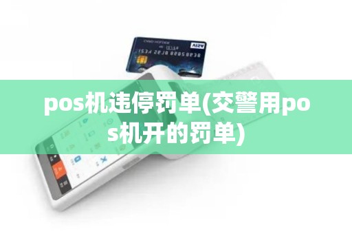 pos机违停罚单(交警用pos机开的罚单)