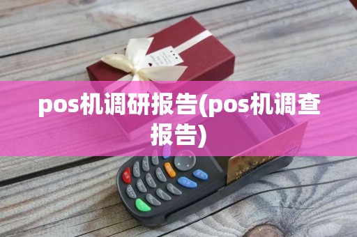 pos机调研报告(pos机调查报告)