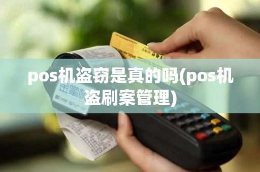 pos机盗窃是真的吗(pos机盗刷案管理)