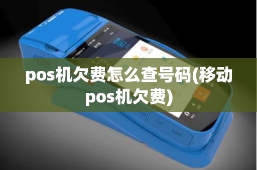 pos机欠费怎么查号码(移动pos机欠费)