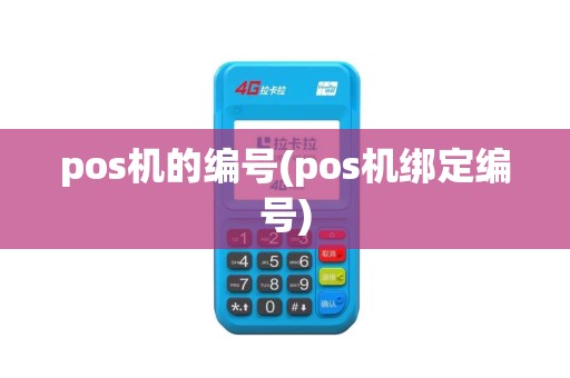 pos机的编号(pos机绑定编号)