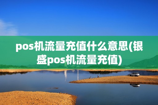 pos机流量充值什么意思(银盛pos机流量充值)