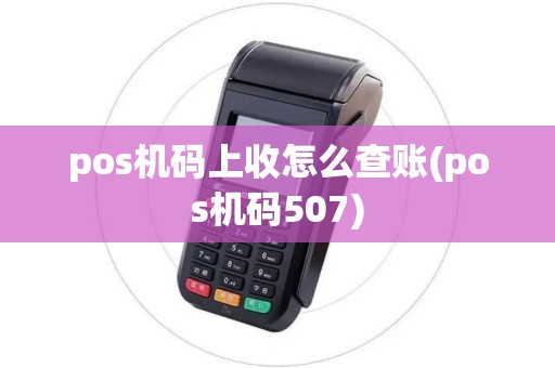 pos机码上收怎么查账(pos机码507)