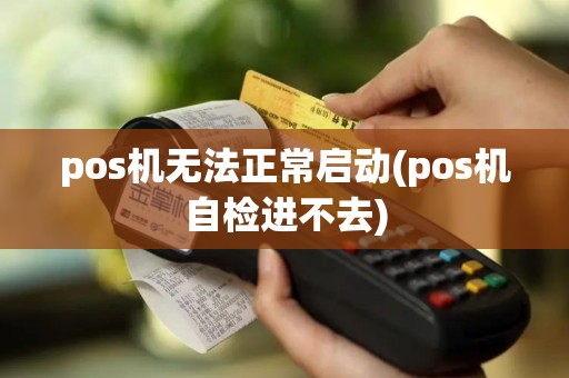 pos机无法正常启动(pos机自检进不去)
