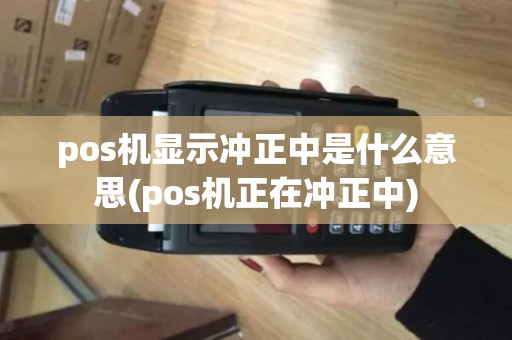 pos机显示冲正中是什么意思(pos机正在冲正中)