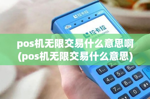 pos机无限交易什么意思啊(pos机无限交易什么意思)