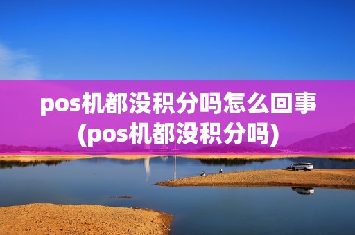 pos机都没积分吗怎么回事(pos机都没积分吗)