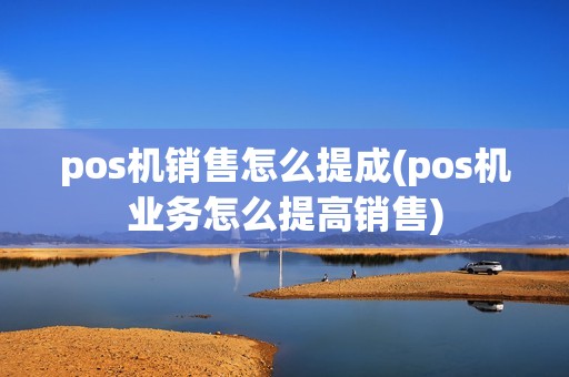 pos机销售怎么提成(pos机业务怎么提高销售)