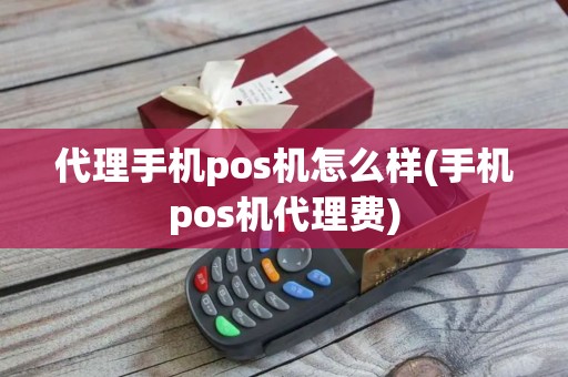 代理手机pos机怎么样(手机pos机代理费)