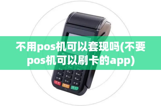 不用pos机可以套现吗(不要pos机可以刷卡的app)